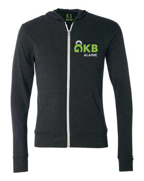 GKB Grey Zip up Hoodie (Lightweight)