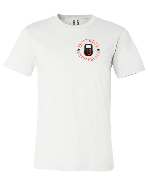 District 13 White Tee - Unisex