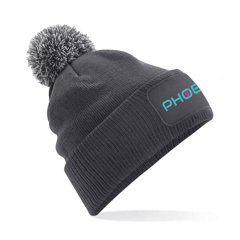 Phoenix Bobble Hat - Charcoal