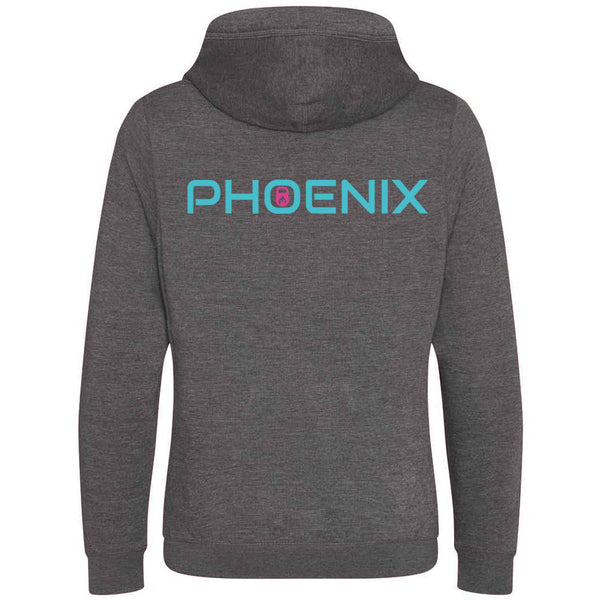 Phoenix Zip Hoodie - Charcoal