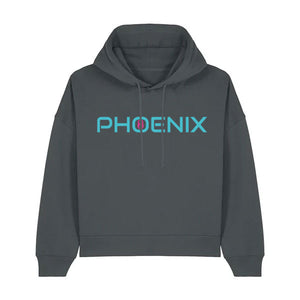 Ladies Relaxed Fit Cropped Hoodie