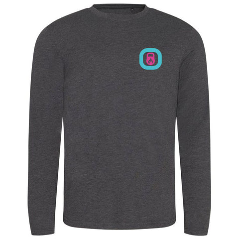 Pheniox Long Sleeve T-Shirt - Charcoal