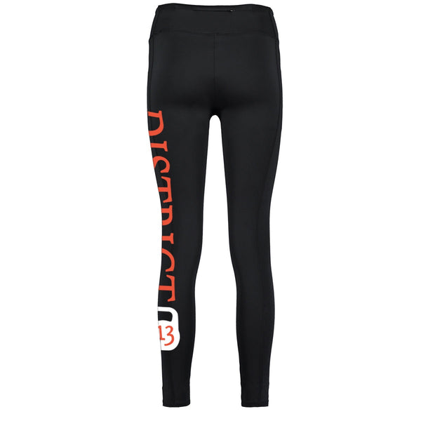 District 13 Black Leggings