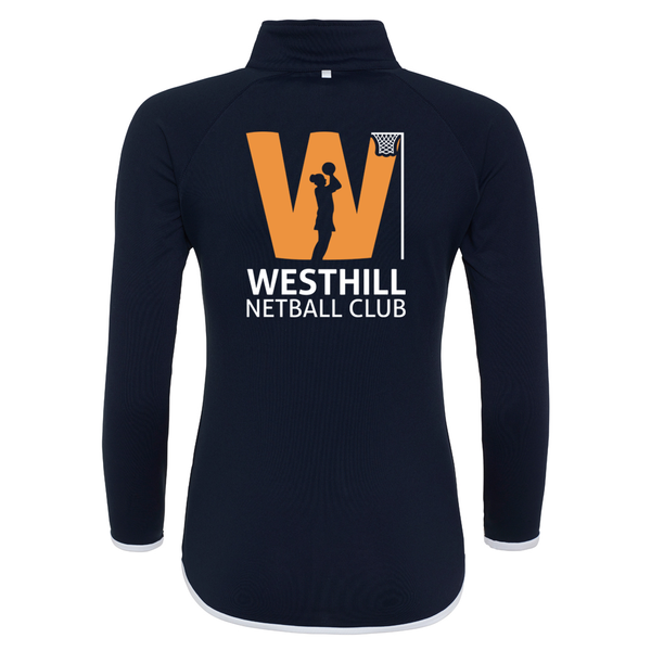 Westhill Netball Club Half Zip Sweatshirt