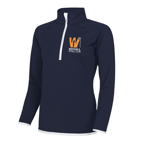 Westhill Netball Club Half Zip Sweatshirt